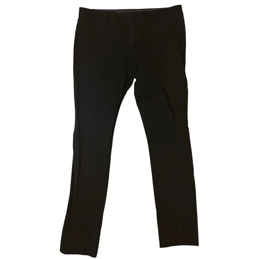 Gap Really Skinny Black Bi-Stretch Cotton Pants Size 8R